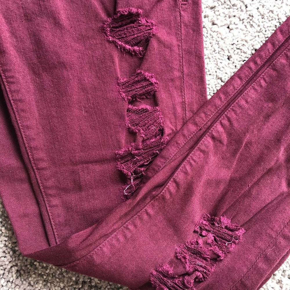 Frame Le Color Rip Skinny Jeans - Picture 4 of 5